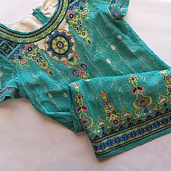 Champagne & Strawberries Embroid Dress - Picture 7 of 8